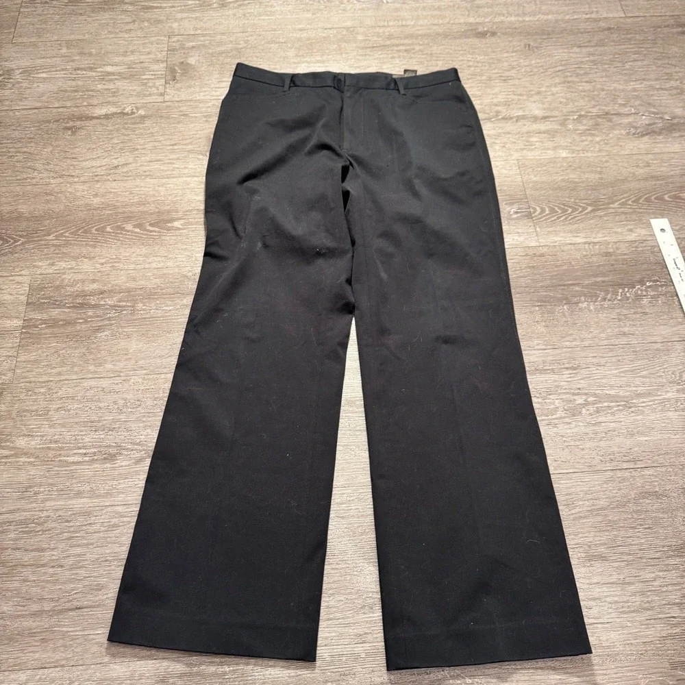 Banana Republic Pants Mens 32 Black Cotton Dress Chinos Business Work 33x29